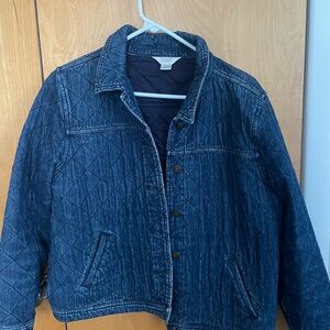 Adorable Quilted Blue Denim Jacket